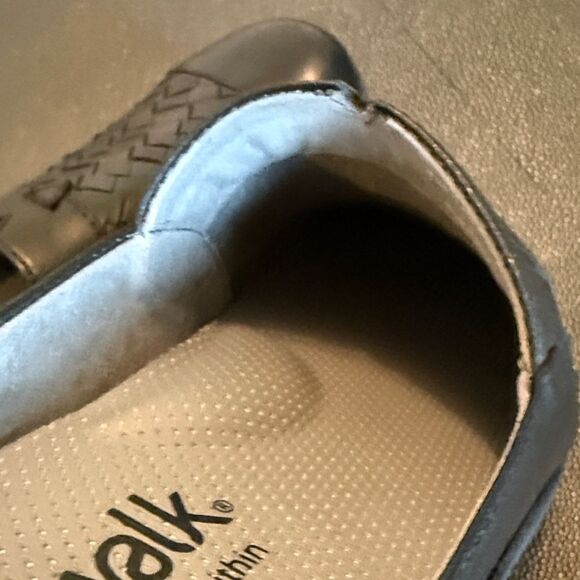 SoftWalk San Marcos II Clogs Black Woven size 9M - Picture 10 of 12